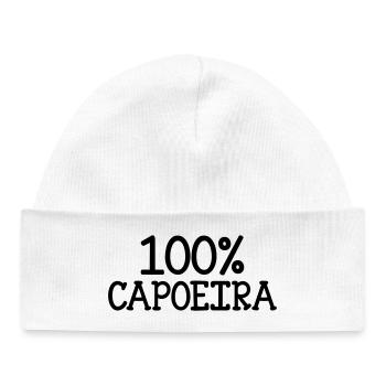 Capoeira - Combat - Danse - Bonnet bébé bio - blanc - Devant