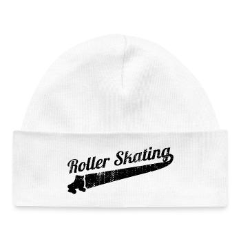 Roller skating - Baby Organic Beanie - white - Front