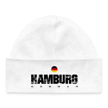 German Heritage Circle Flag - Baby Organic Beanie - white - Front