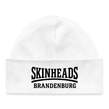 Skinheads - Brandebourg - Bonnet bébé bio - blanc - Devant