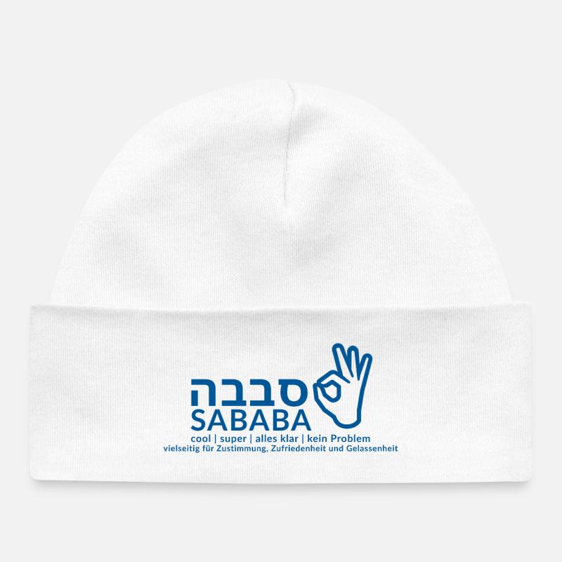 Sababa - Baby Organic Beanie - white
