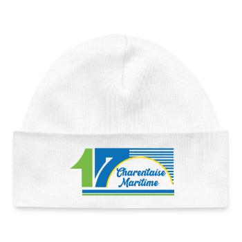 Charentaise Maritime - Baby Organic Mütze - Weiß - Vorne