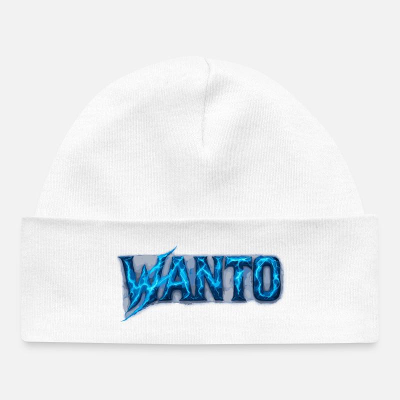 Wanto Blitz Design – Look énergique - Bonnet bébé bio - blanc