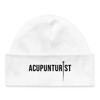 Acupuncteur professionnel agréé Pratique de la MTC - Bonnet bébé bio - blanc - Devant