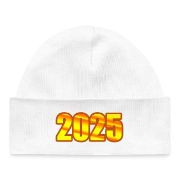 2025 - Bonnet bébé bio - blanc - Devant