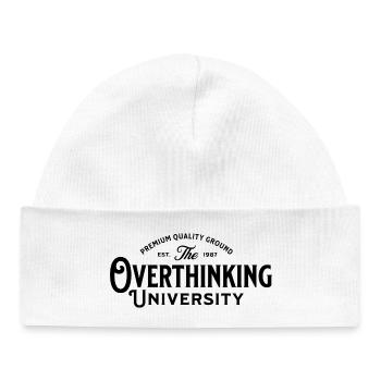 Overthinking_University - Baby Organic Mütze - Weiß - Vorne