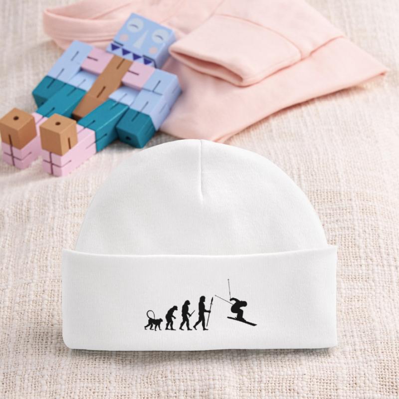 Skier Evolution Baby Organic Beanie