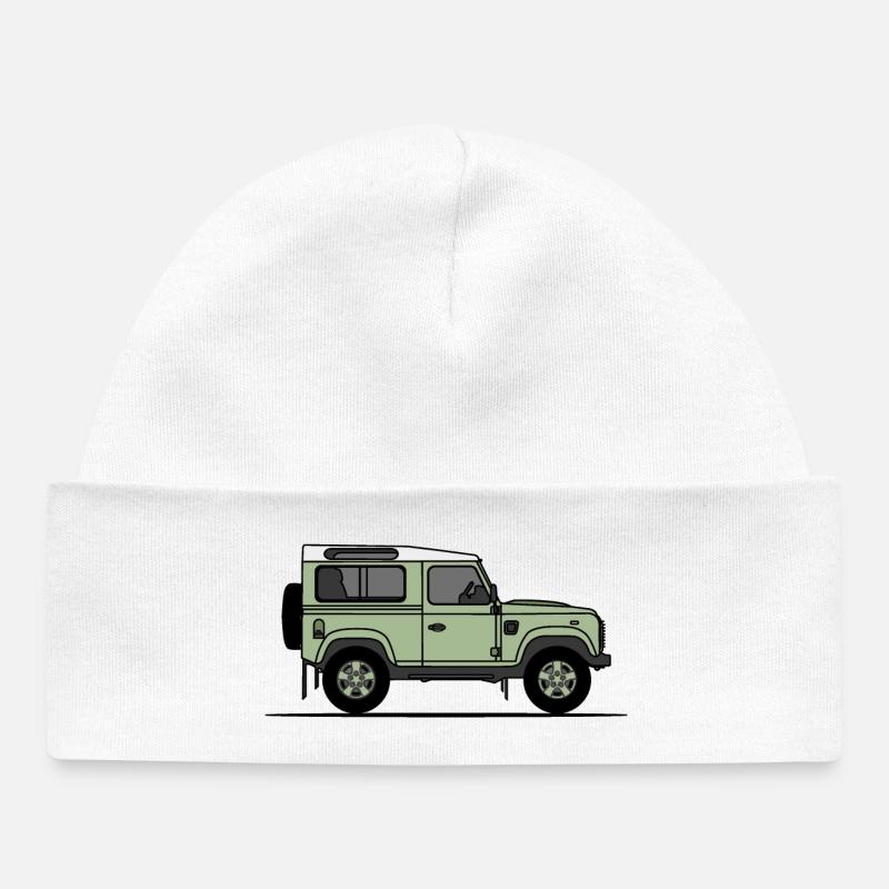 Défenseur 90 - Bonnet bébé bio - blanc
