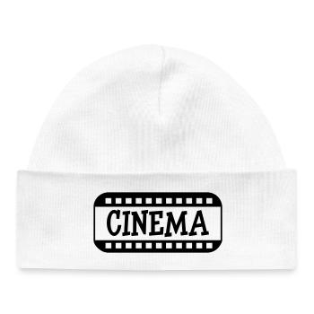 Cinema - Bonnet bébé bio - blanc - Devant