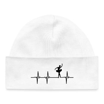 Impulsion de ballerine - Bonnet bébé bio - blanc - Devant