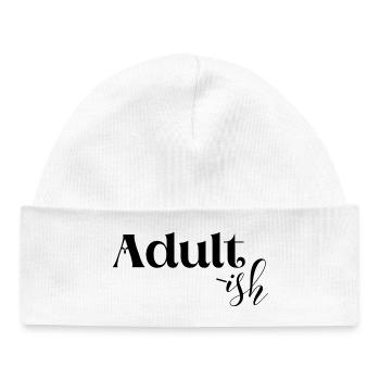 Not mature, funny - Baby Organic Beanie - white - Front