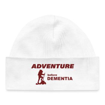 CLIMBING ADVENTURE - Baby Organic Beanie - white - Front