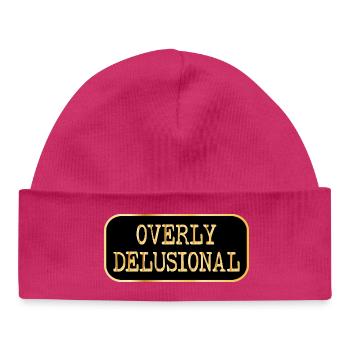 Sentiments délirants excessifs - Bonnet bébé bio - hot pink - Devant