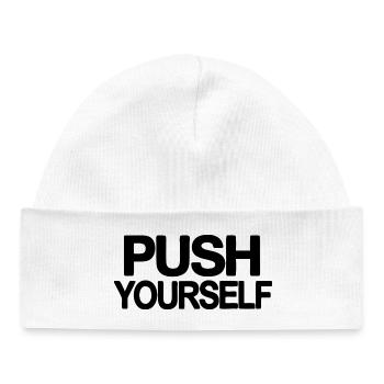 Celestial Mandala Pattern for Spiritual Wear - Baby Organic Beanie - white - Front