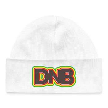 DNB Red Yellow Green Smooth Remix Junglist - Baby Organic Beanie - white - Front