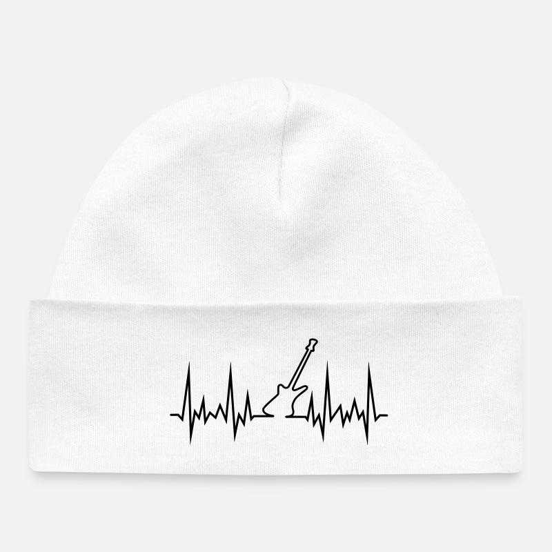 verbesserte_egitarre - Bonnet bébé bio - blanc