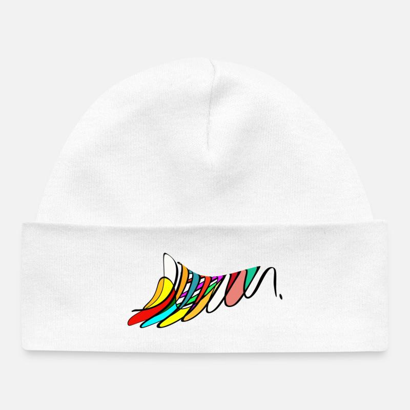 Feeling Good - Baby Organic Beanie - white