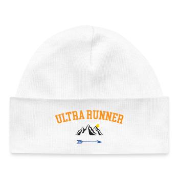 Ultra Runner - Baby Organic Beanie - white - Front