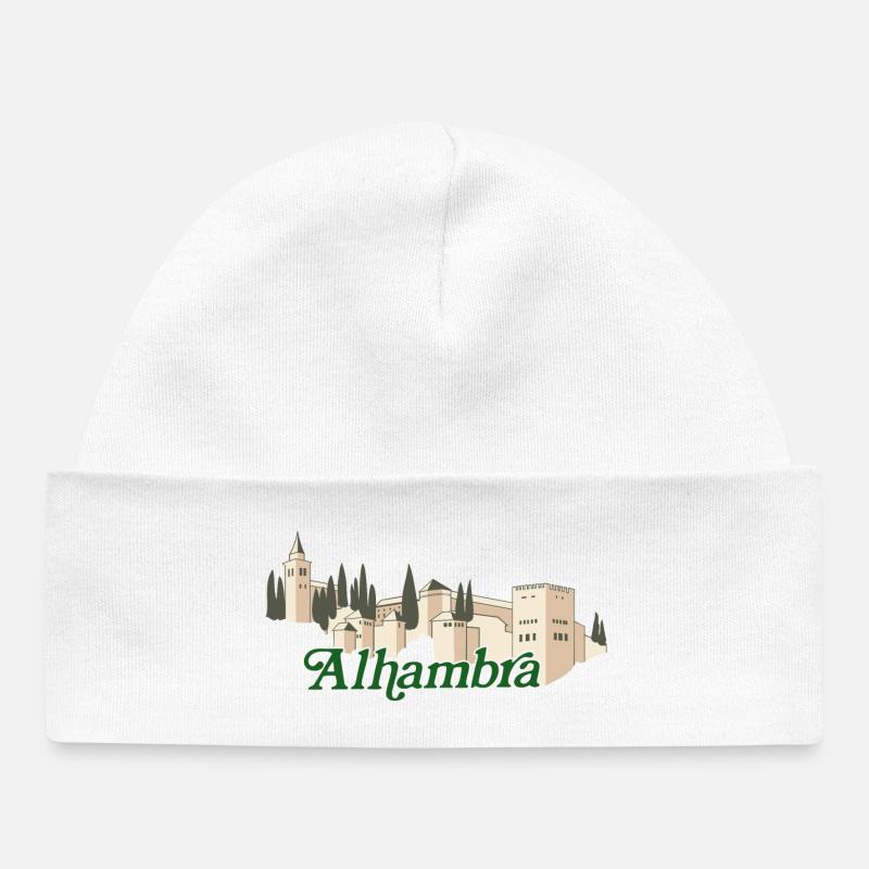 Alhambra - Bonnet bébé bio - blanc