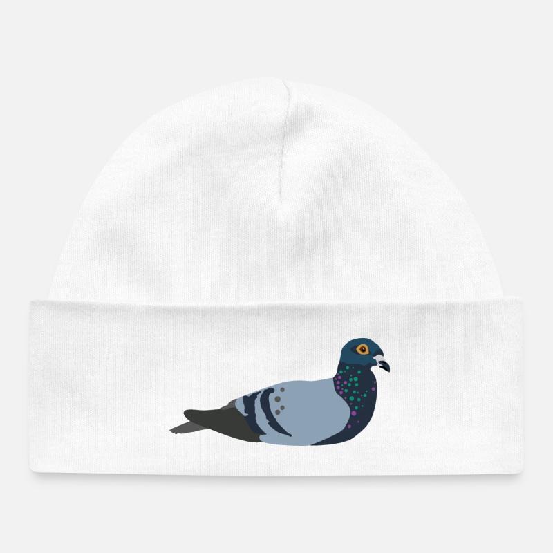 Colombe - Bonnet bébé bio - blanc