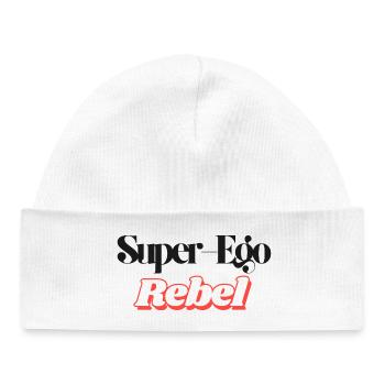Super-Ego Rebelle - Bonnet bébé bio - blanc - Devant