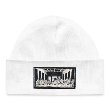 The Last Supper - Baby Organic Beanie - white - Front