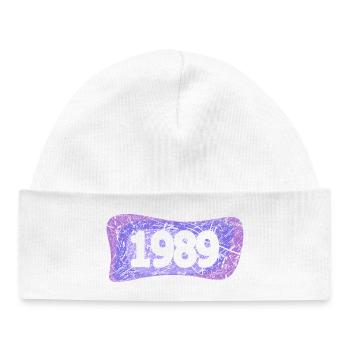 Réunion de classe 1989 - Bonnet bébé bio - blanc - Devant
