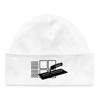 Tiler logo - Baby Organic Beanie - white - Front