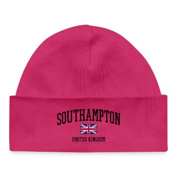 Southampton Uk - Baby Organic Beanie - white - Front