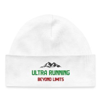 Ultra Running - Au-delà des limites - Bonnet bébé bio - blanc - Devant
