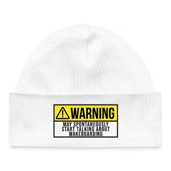 Wakeboarding - Baby Organic Beanie - white - Front