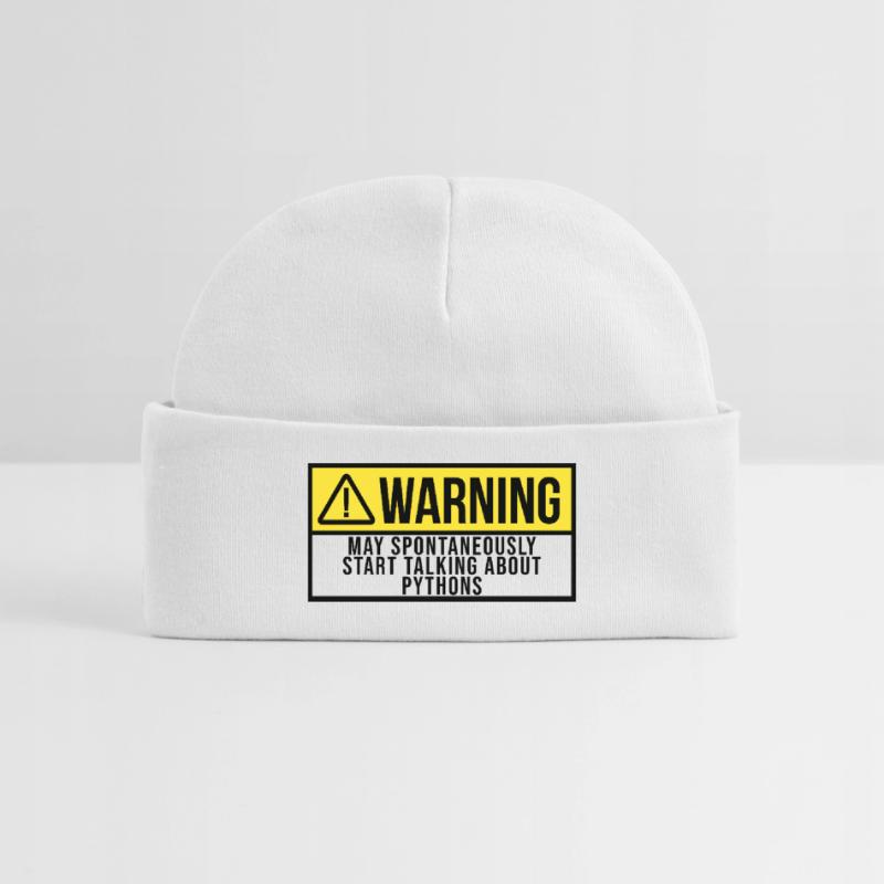 python Bonnet bébé bio