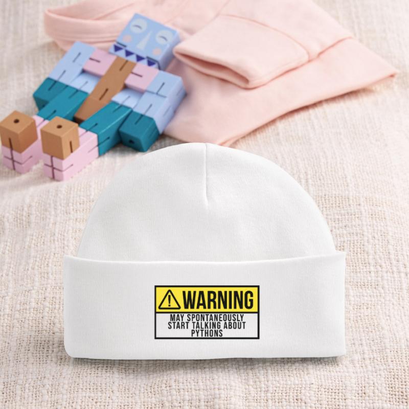 python Bonnet bébé bio