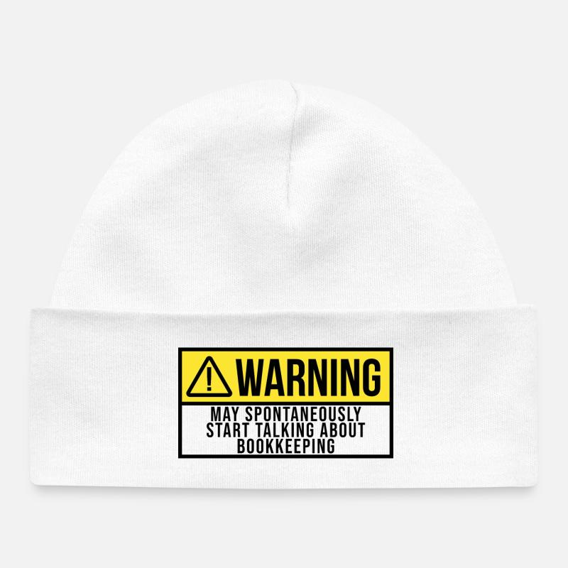 comptable - Bonnet bébé bio - blanc