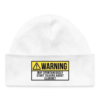 Clarinet - Baby Organic Beanie - white - Front