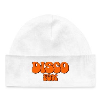 Disco Fox Tanz Tänzer Discothek Discofox tanzen - Baby Organic Mütze - Weiß - Vorne