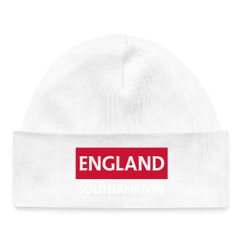 England Southampton Stadtbild Design - Baby Organic Mütze - Weiß - Vorne