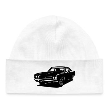 Muscle Car - Bonnet bébé bio - blanc - Devant