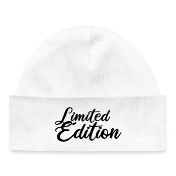 Édition limitée - Bonnet bébé bio - blanc - Devant