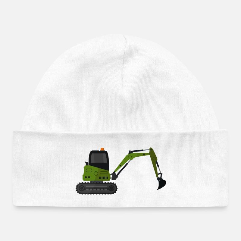 Bagger - Baby Organic Mütze - Weiß