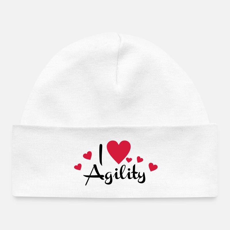 2541614 15923905 agility - Bonnet bébé bio - blanc