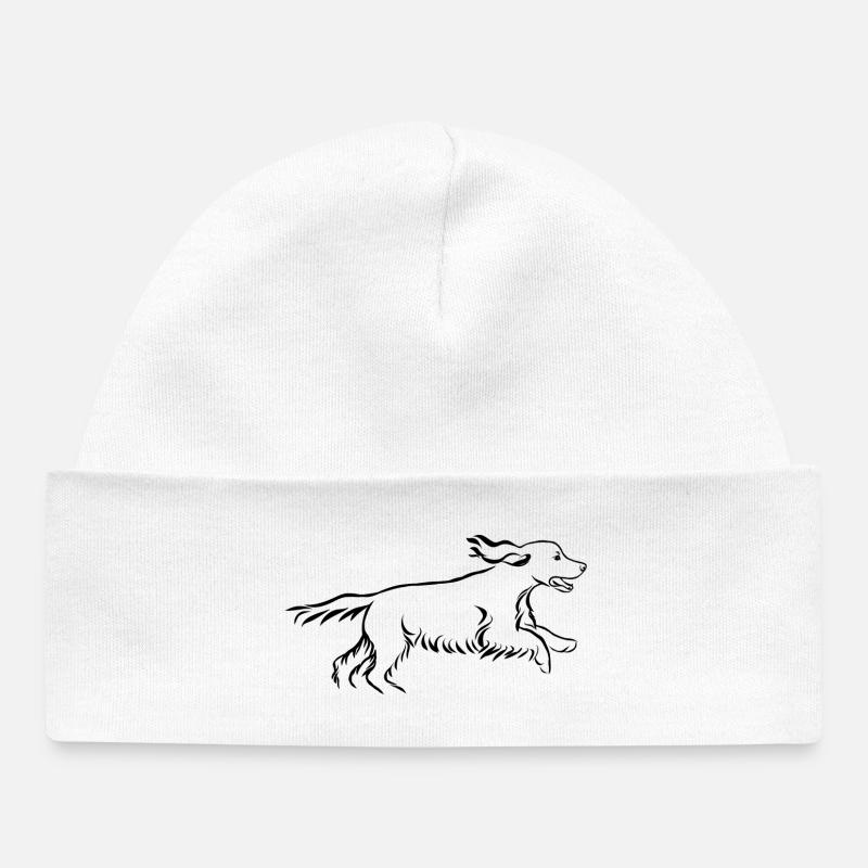 Cocker Spaniel - Baby Organic Mütze - Weiß