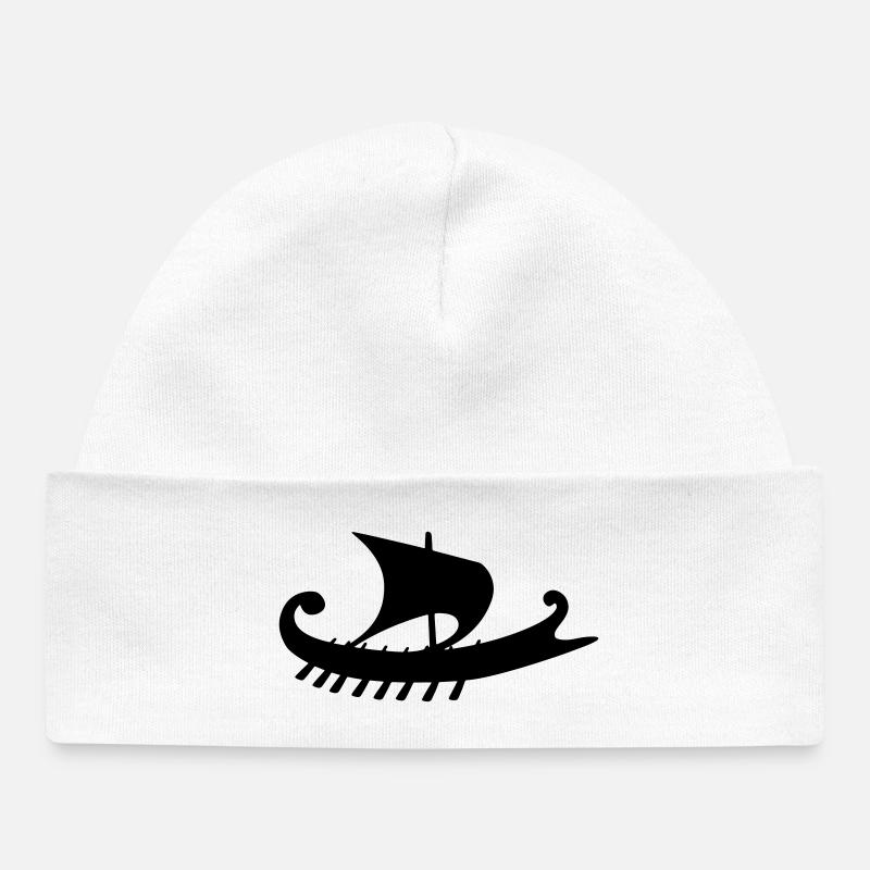 Navire Empuriabrava - Bonnet bébé bio - blanc