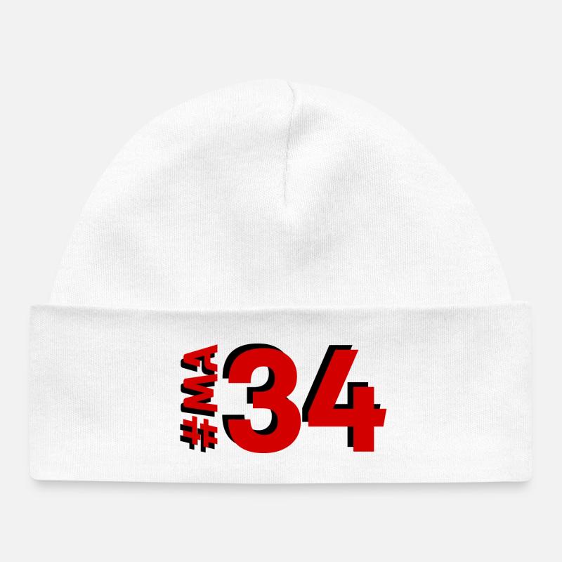 MA34 - Bonnet bébé bio - blanc