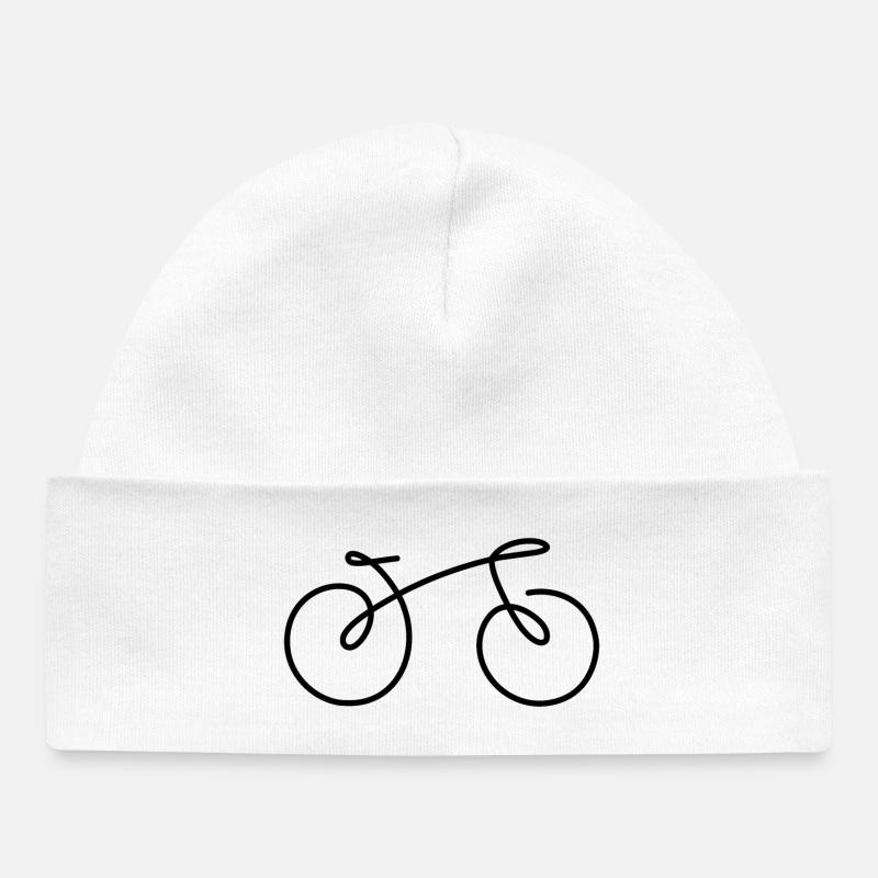 Bicycle Line - Bonnet bébé bio - blanc