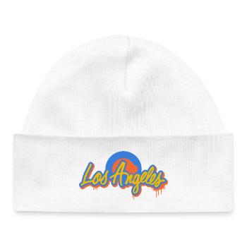 Los Angeles Graffiti – Urban Streetstyle Vibes - Baby Organic Beanie - white - Front