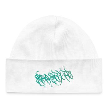 Strasbourg Graffiti Souvenir - Baby Organic Beanie - white - Front