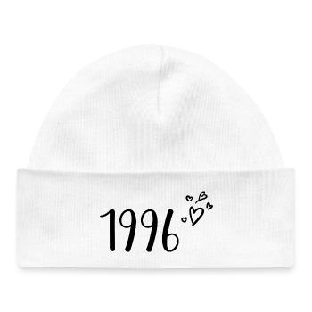 1996 - Baby Organic Beanie - white - Front