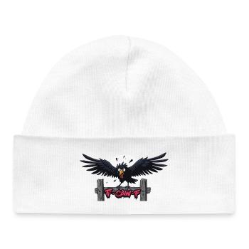 F-Caw-F Graffiti Raven Appearance - Baby Organic Beanie - white - Front