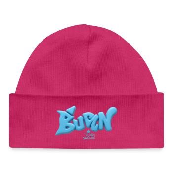 Bunz Z10 3D Font - Baby Organic Beanie - white - Front